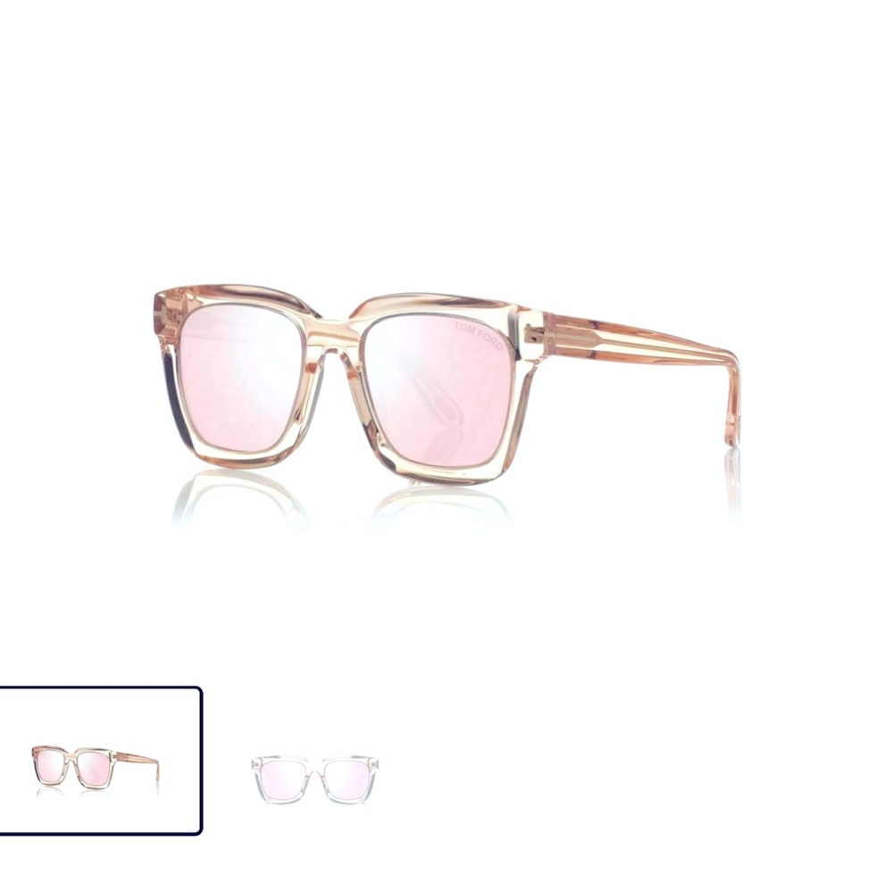 Crystal Pink Tom Ford Sari Sunglasses